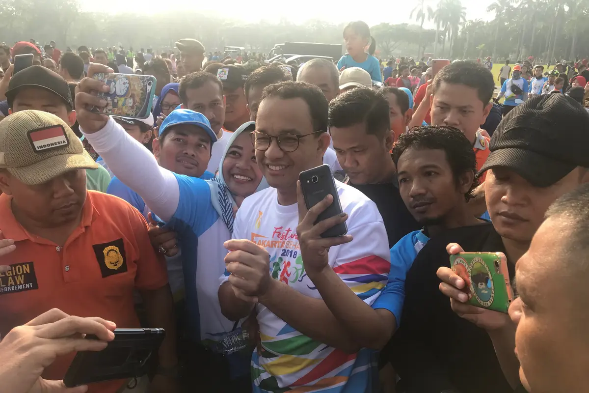 Gubernur DKI Jakarta Anies Baswedan menyatakan Pemprov DKI Jakarta siap menyambut Asian Para Games 2018. (Liputan6.com/Ika Defianti)