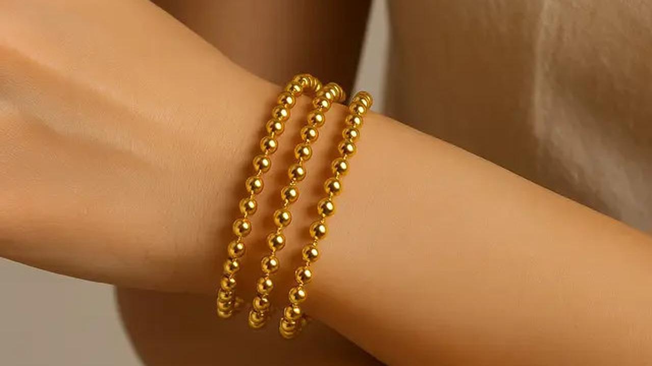 7 Model Gelang Emas Bola Kecil 2--5 Gram Kombinasi Spiral Modern
