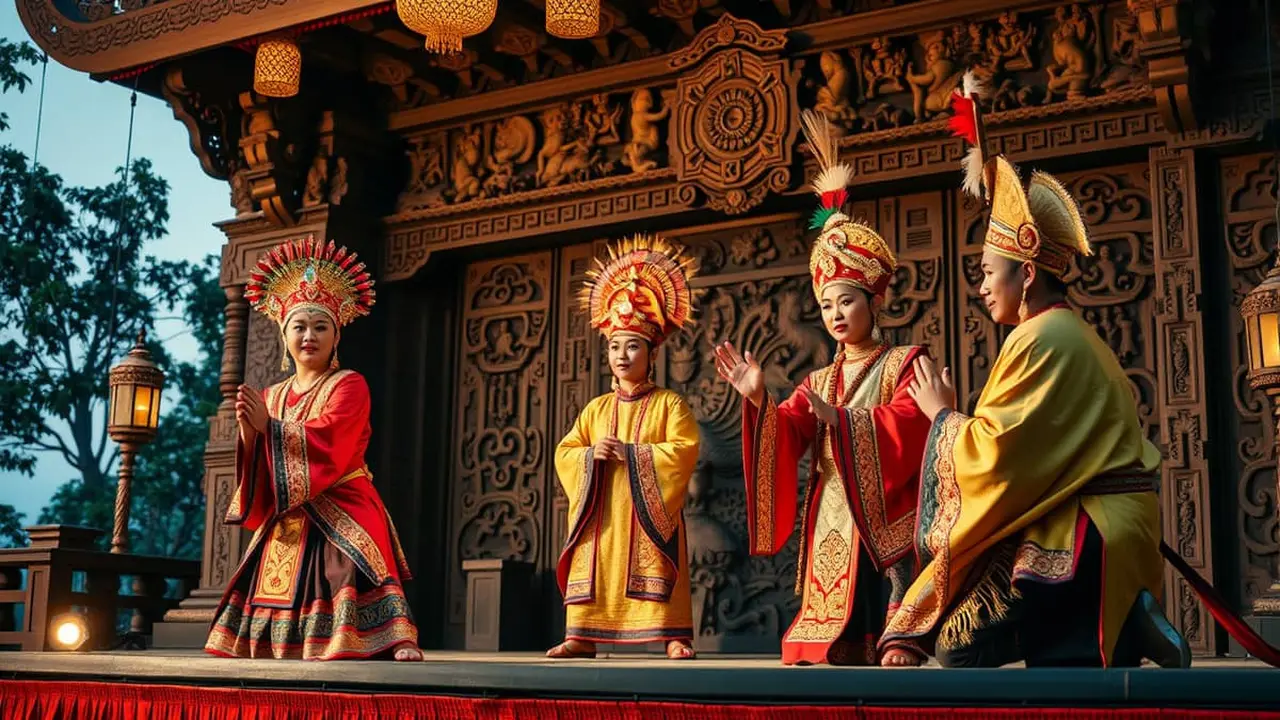 ciri-ciri teater tradisional