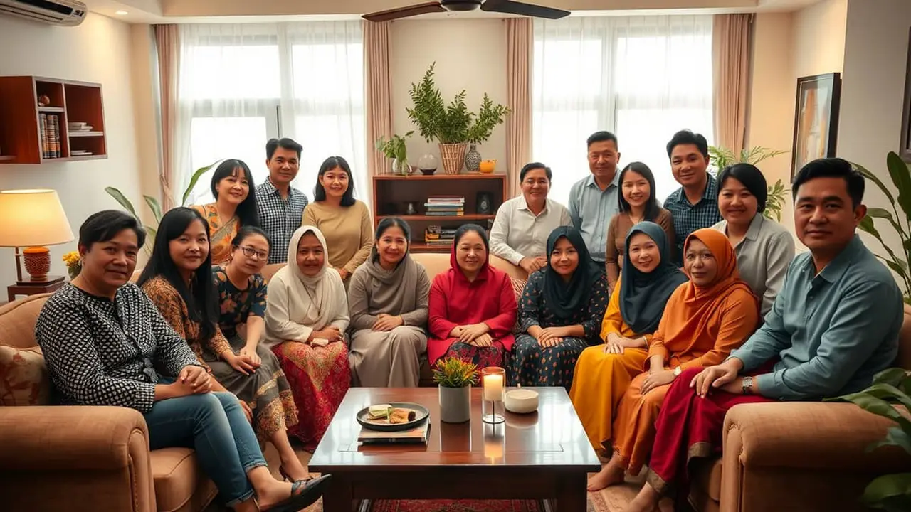mimpi dirumah banyak orang