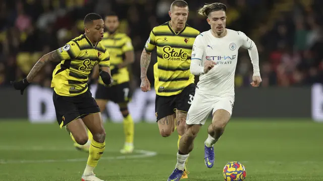 Taklukkan Watford, Man City Rebut Puncak Klasemen