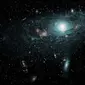Ilustrasi galaksi yang baru ditemukan di balik Bima Sakti (sumber: phys.org/ICRAR)