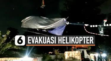 Bangkai helikopter yang jatuh di danau Buperta Cibubur dievakuasi Sabtu (29/5) dini hari. Bagaimana kondisinya?