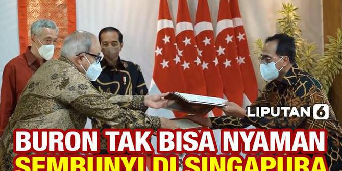 VIDEO: Momen Bersejarah, Indonesia-Singapura Sepakati Perjanjian Ekstradisi