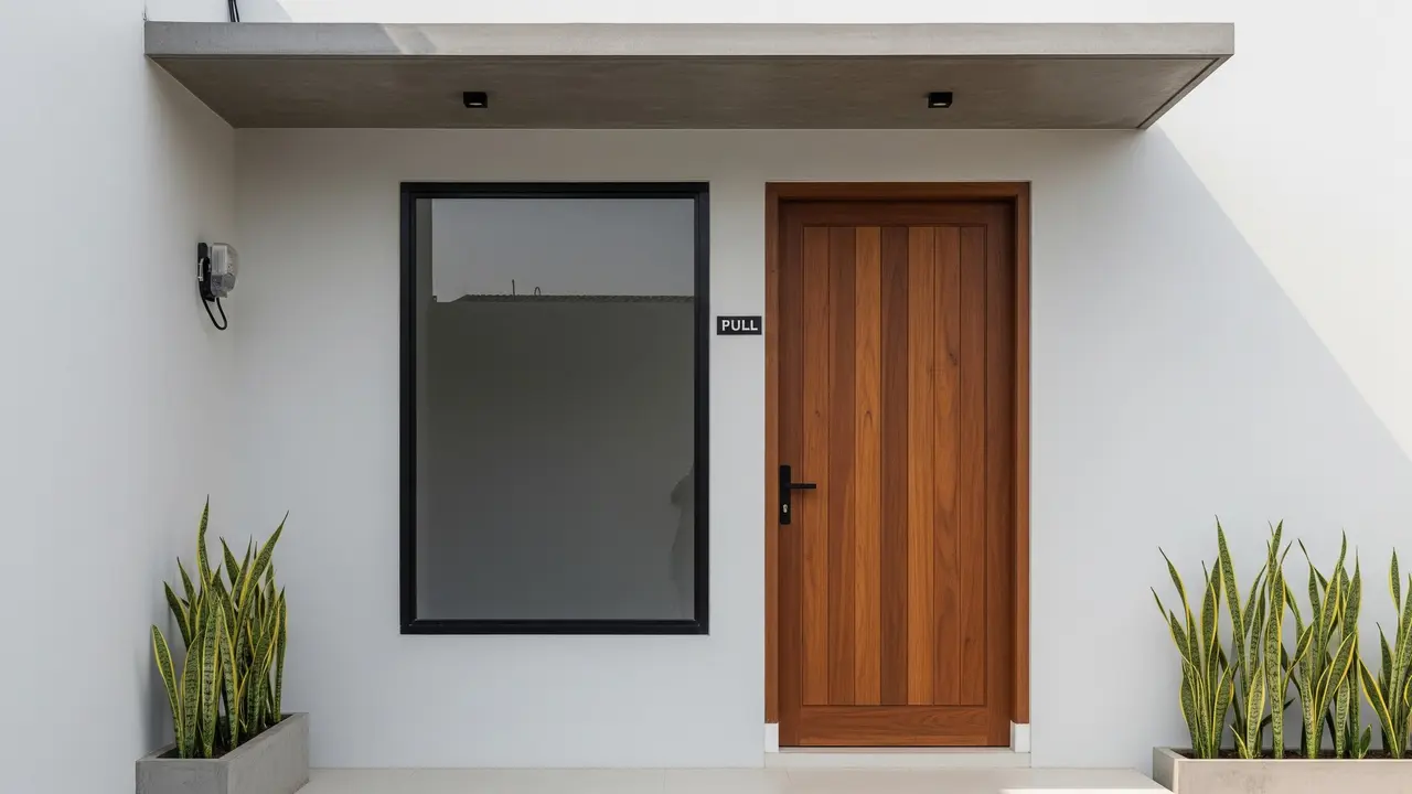 Model Pintu dan Jendela Rumah Bagian Depan Minimalis
