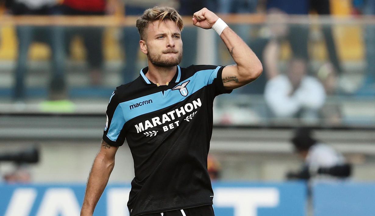 4. Ciro Immobile (Lazio) - 6 Gol (1 Penalti). (AP/Elisabetta Baracchi)