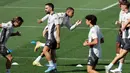 Di Liga Champions, Real Madrid adalah rajanya dengan raihan trofi terbanyak atau 15 trofi. (Thomas COEX/AFP)