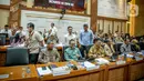 Rapat kerja membahas pengambilan keputusan Rancangan Undang-Undang Kesehatan untuk melanjutkan pada pembicaraan tingkat II dalam Rapat Paripurna DPR. (Liputan6.com/Faizal Fanani)