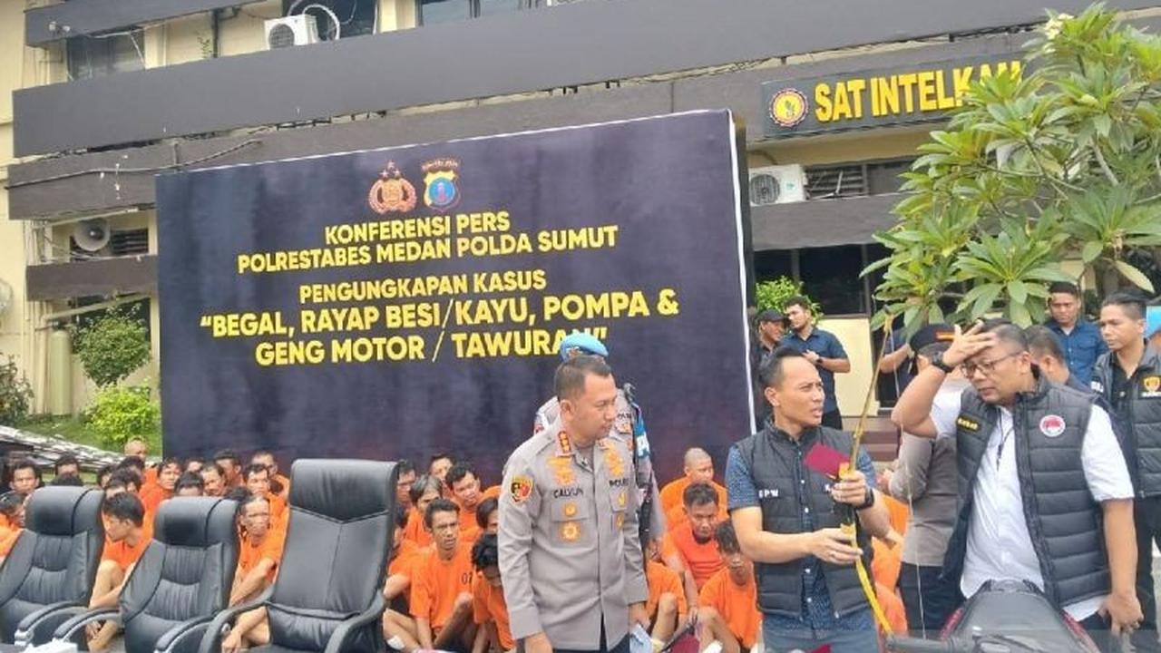 Dalam 15 Hari, Polrestabes Medan Tangkap 14 Pelaku Begal: Ini Lokasi Paling Rawan!