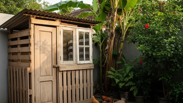 Kandang dari Bahan Bekas (Reclaimed Coop)