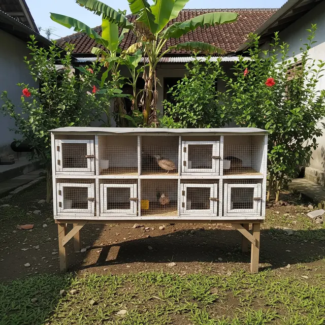 9 Ide Kandang Puyuh Mini di Rumah Rapat, Desain Efisien dan Tetap Rapi