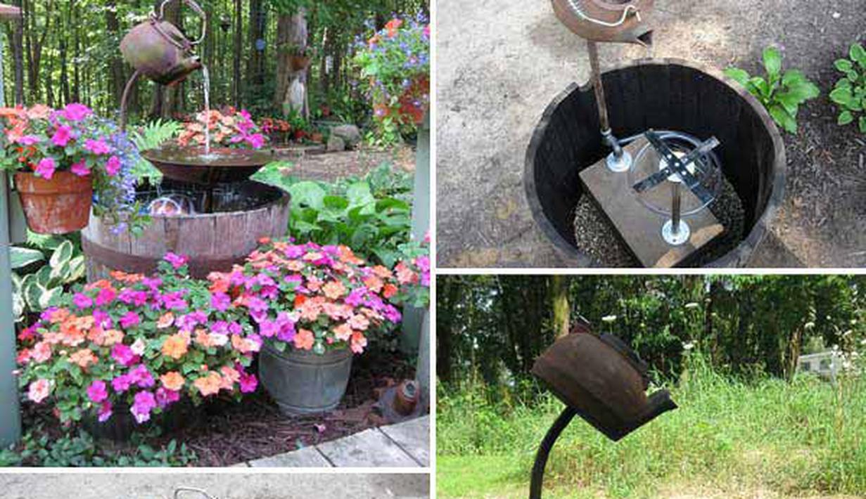 Diy Air Mancur Taman Yang Bisa Bikin Suasana Rumah Makin