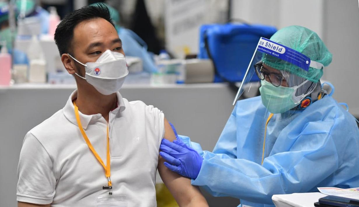 vaksinasi Covid-19 ini juga akan diberikan kepada seluruh Atlet yang akan bertanding dalam Pekan Olahraga Nasional (PON) di Papua mendatang. (Foto: Dok. Kemenpora)