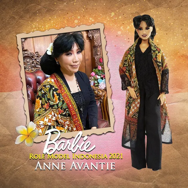 6 Potret Desainer Anne Avantie, Orang Indonesia Pertama Jadi Role Model Barbie