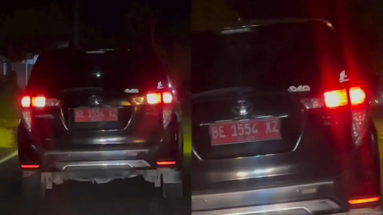 Viral Mobil Dinas Diduga Ugal-ugalan di Jalinbar Tanggamus, Polisi Selidiki Pengemudinya