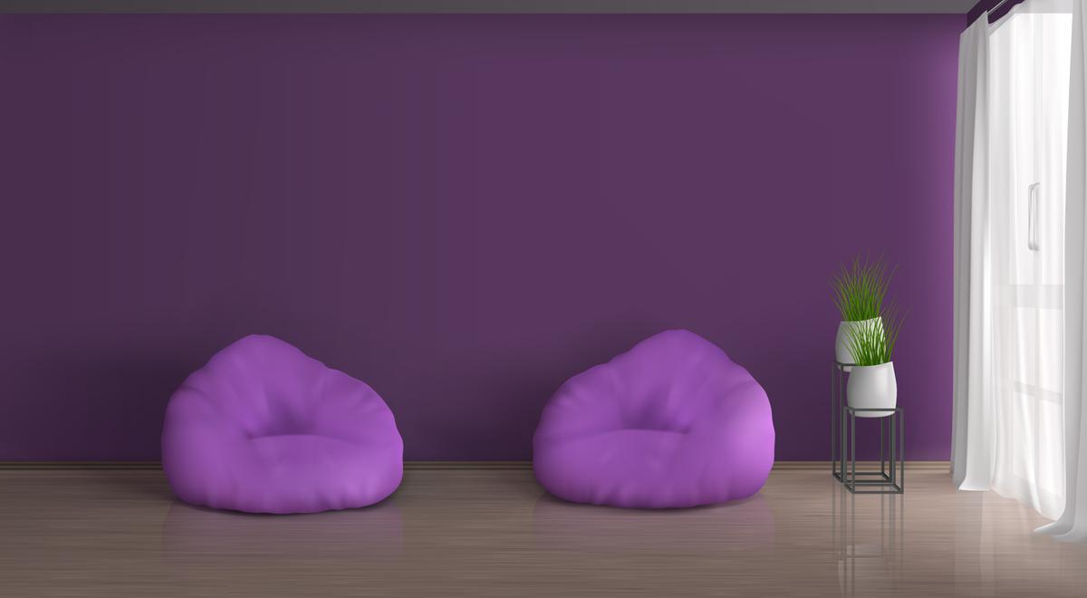Cat Rumah Warna Deep Puple