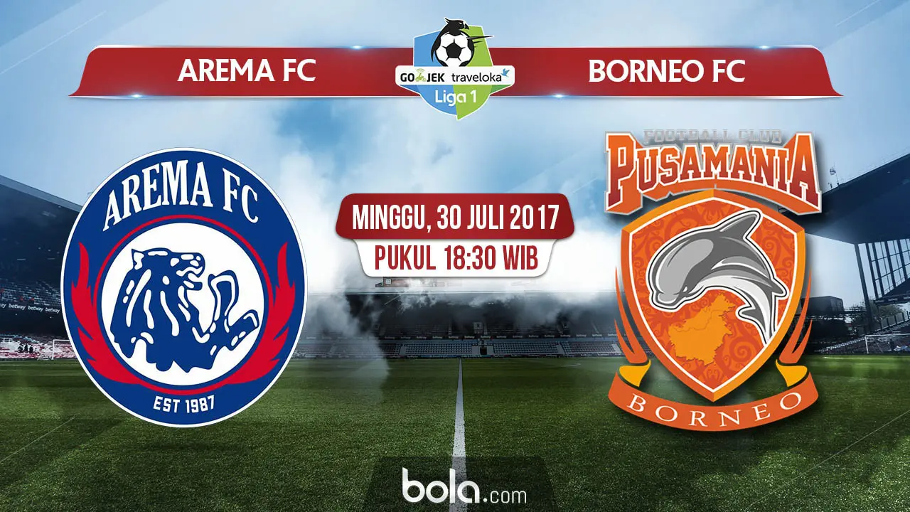 Arema FC Vs Pusamania Borneo FC