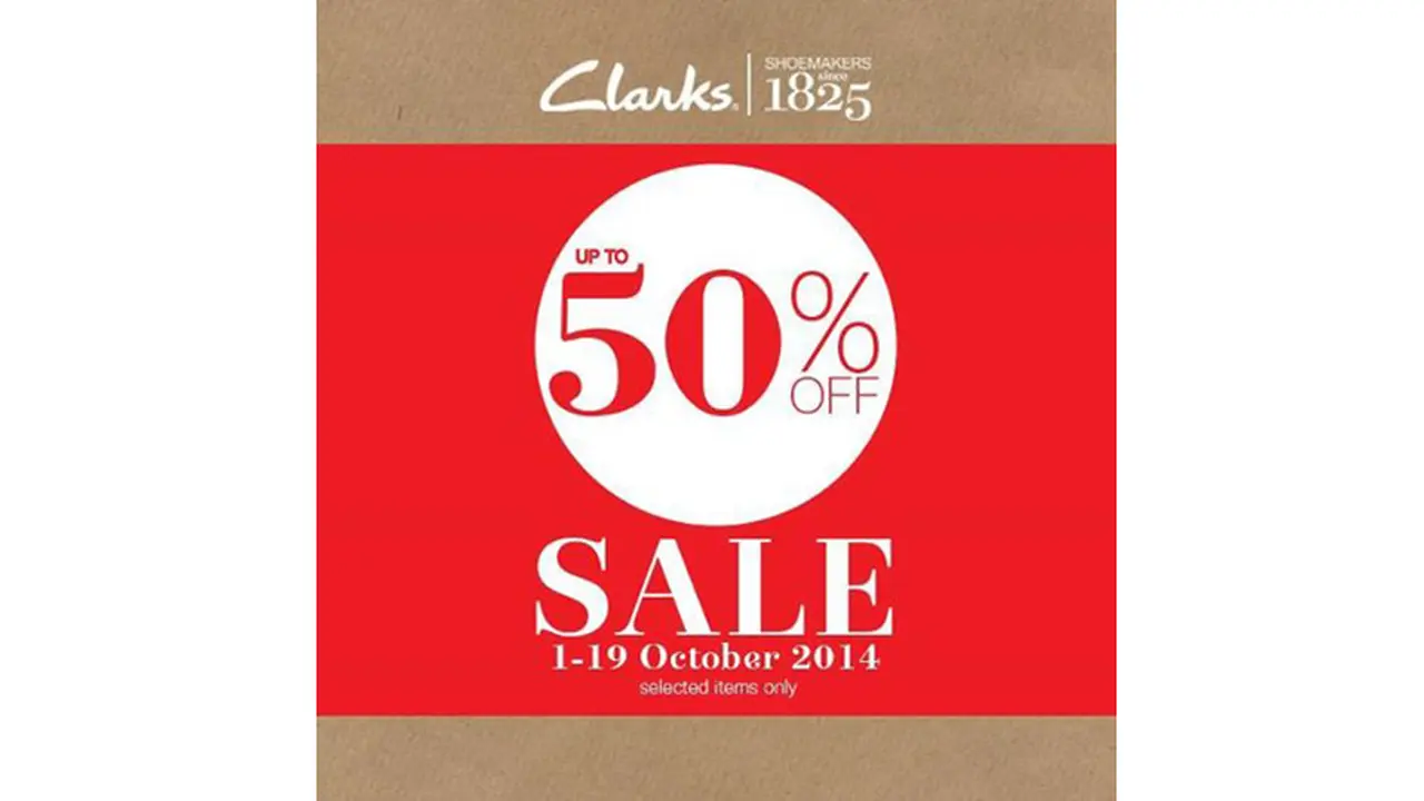 Sepatu Clarks Sale 50 Persen, Harga Mulai Dibawah Rp 100 Ribuan
