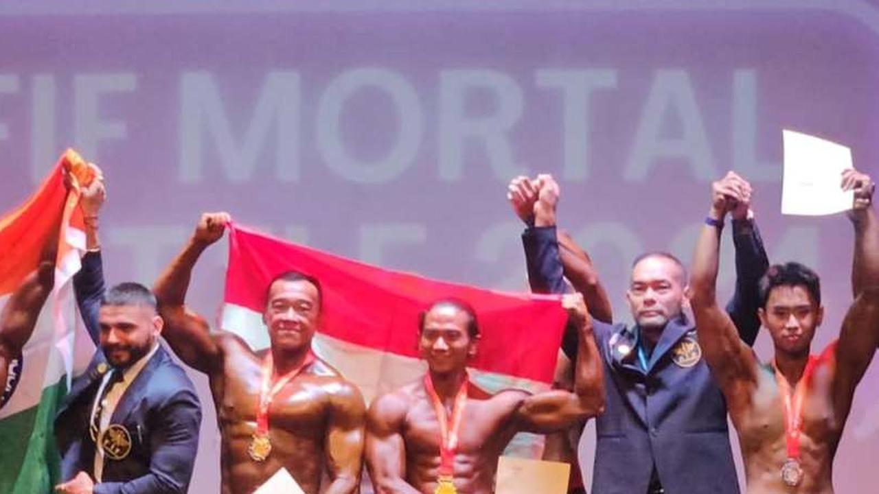 Kembali Bawa Medali Emas, Momen Rizki dan Ridho DA Kembali Juara 1 Kejuaraan Binaragawan Indonesia