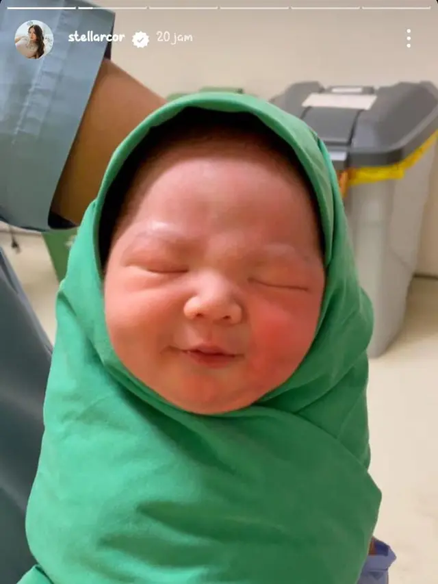 Stella Cornelia Melahirkan Anak Pertama