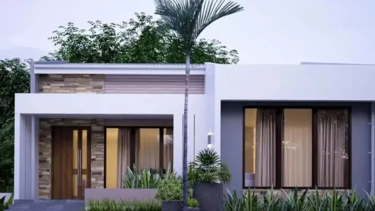 Model Rumah Terbaru 2025 dengan 2 Pintu yang Minimalis dan Modern