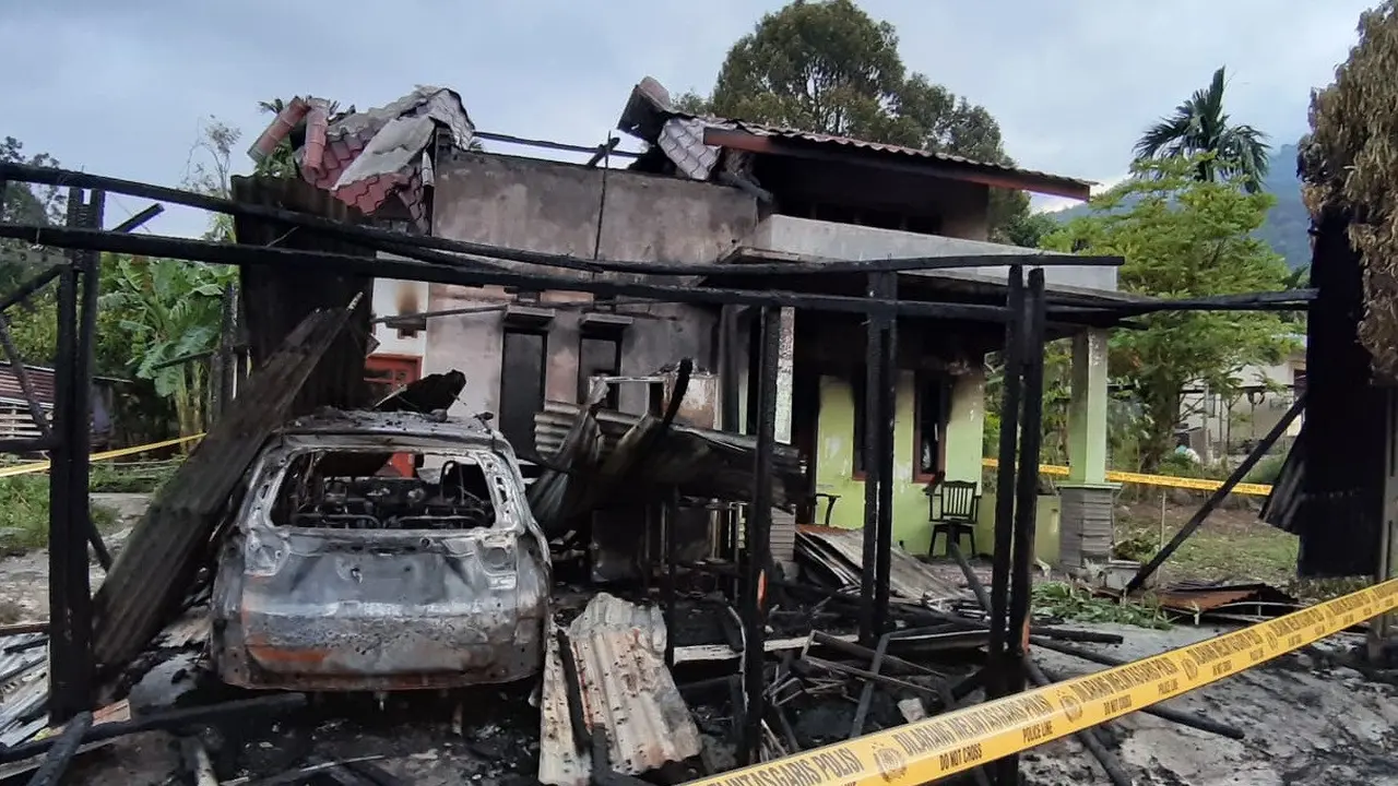 Kebakaran Rumah Jurnalis