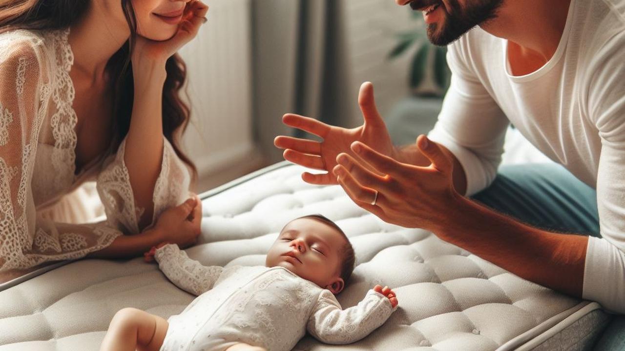 Ilustrasi Pasangan dengan Anak Bayi