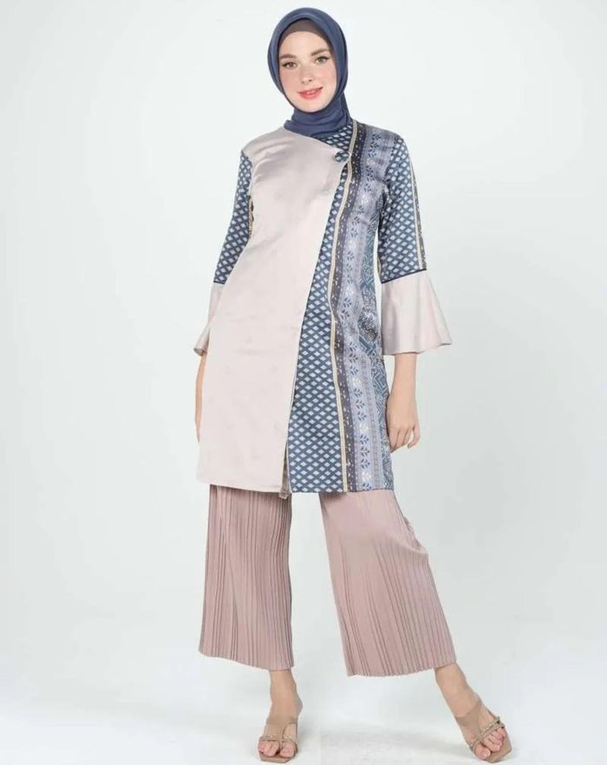ilustrasi tunik batik