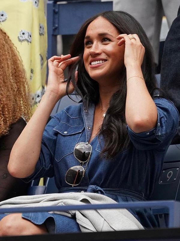 Meghan Markle saat menghadiri US Open di New York, Amerika Serikat pada Sabtu, 7 September 2019. (dok. instagram.com/meghanmarkle_official/https://www.instagram.com/p/B2J7ZYqoZrL/Novi Thedora)