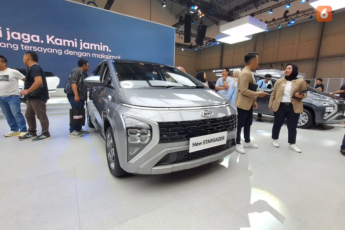 Hyundai Stargazer di GIIAS 2024. (Liputan6.com/Arief Aszhari)