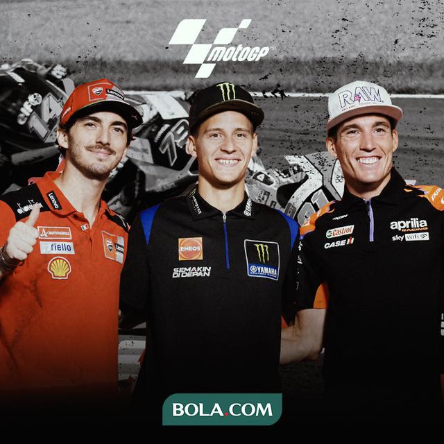 MotoGP - Fabio Quartararo, Pecco Bagnaia, Aleix Espargaro