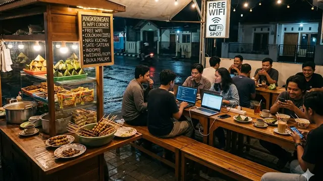 Angkringan dan WiFi Corner