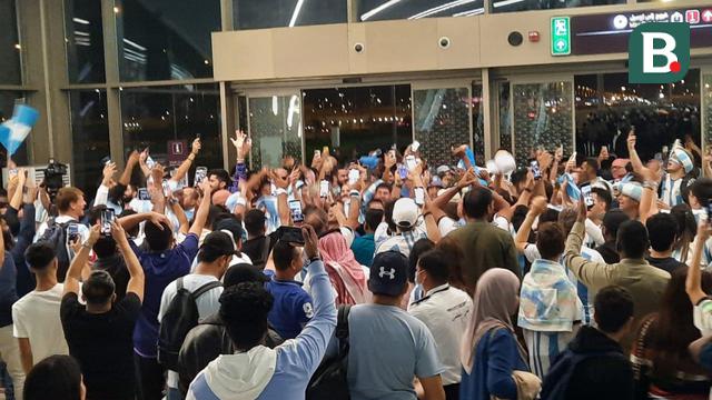 Lautan Fan Timnas Argentina