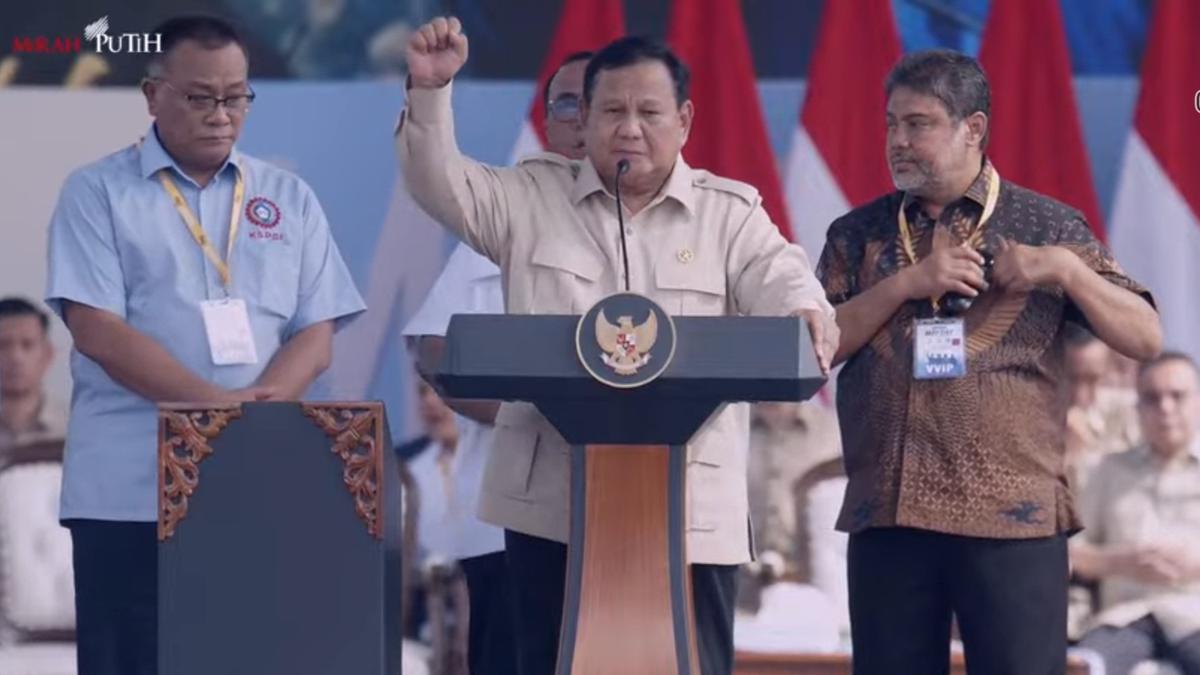 Prabowo di Perayaan May Day 2026: Saya Jadi Presiden karena Dukungan Kaum Buruh