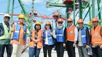 Pansus Pelindo II melakukan kunjungan kerja spesifik di pelabuhan Terminal Teluk Lamong, Surabaya.