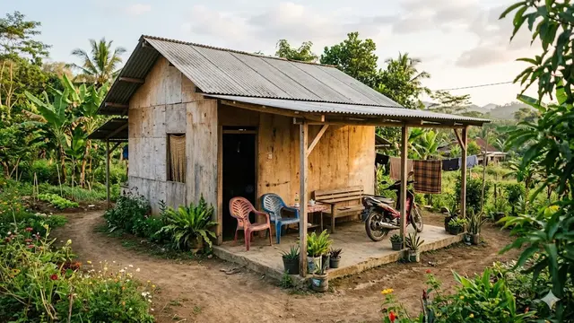 Model Rumah 1 Lantai Budget Rp30 Juta di Desa