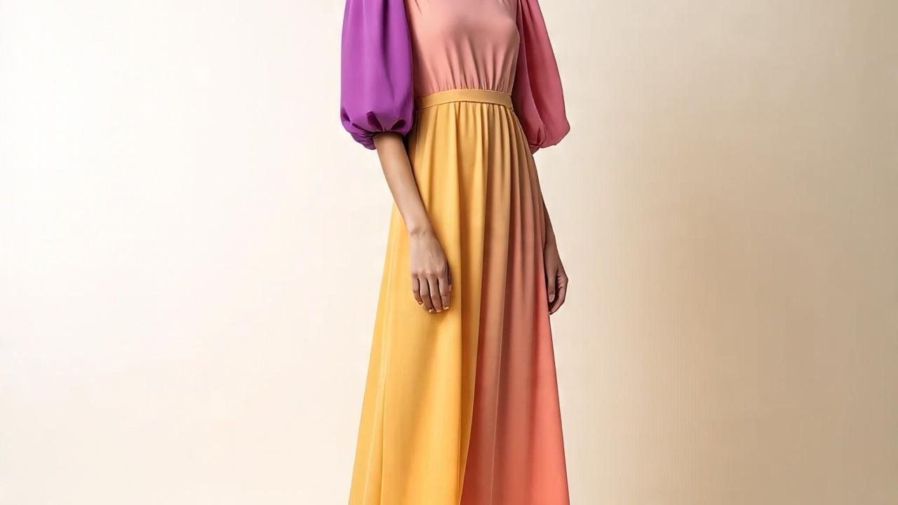 Model Long Dress