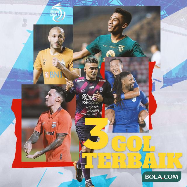 Liga 1 - Ilustrasi 3 Gol Terbaik BRI Liga 1 2022/2023