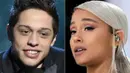 Ariana Grande dan Pete Davidson baru saja bertunangan dan mereka sepertinya tak berniat untuk menjalani hubungan secara perlahan. (Los Angeles Times)