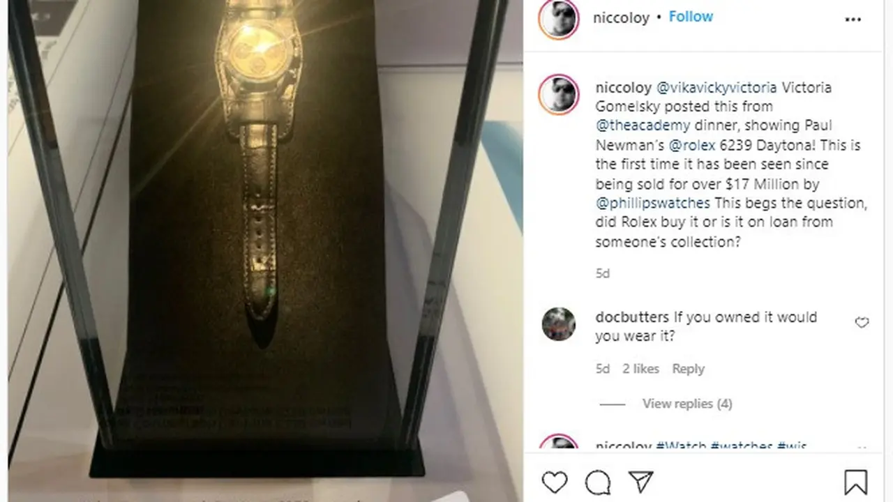 Rolex Cosmograph ‘Paul Newman’ Daytona Ref 6239 menjadi jam tangan termahal di dunia yang harganya mencapai USD USD 17 juta atau setara Rp 243,2 miliar