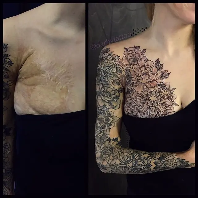 tato dari bekas luka (foto: boredpanda)