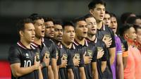 Timnas Indonesia pada uji coba kontra Curacao pada FIFA Matchday hari Sabtu (24/09/2022). (Bagaskara Lazuardi/Bola.com)