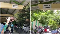 Viral Parkiran Diatur Sesuai dengan Jenis Motor. (Sumber: TikTok/@singkatajaudah)