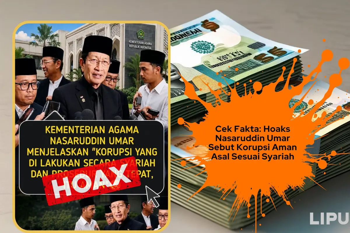 Cek fakta Menag sebut korupsi itu aman asal sesuai syariah