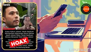Cek Fakta: Hoaks Pernyataan Pengacara Yakub Hasibuan Menyesal Ditipu Jokowi