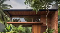 4 Inspirasi Rumah Tropis Modern 2025, Sentuhan Gaya Islami dan Nuansa Alam Pedesaan