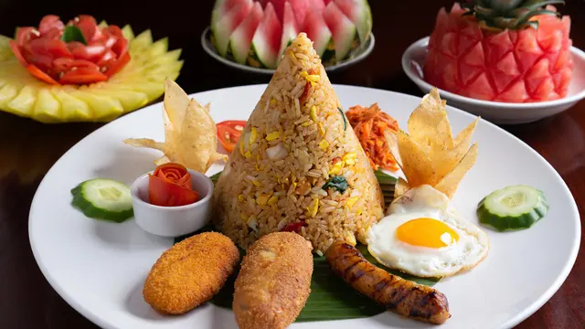 Tips Menghias Nasi Goreng untuk Lomba 17 Agustus/Ilustrasi gambar AI