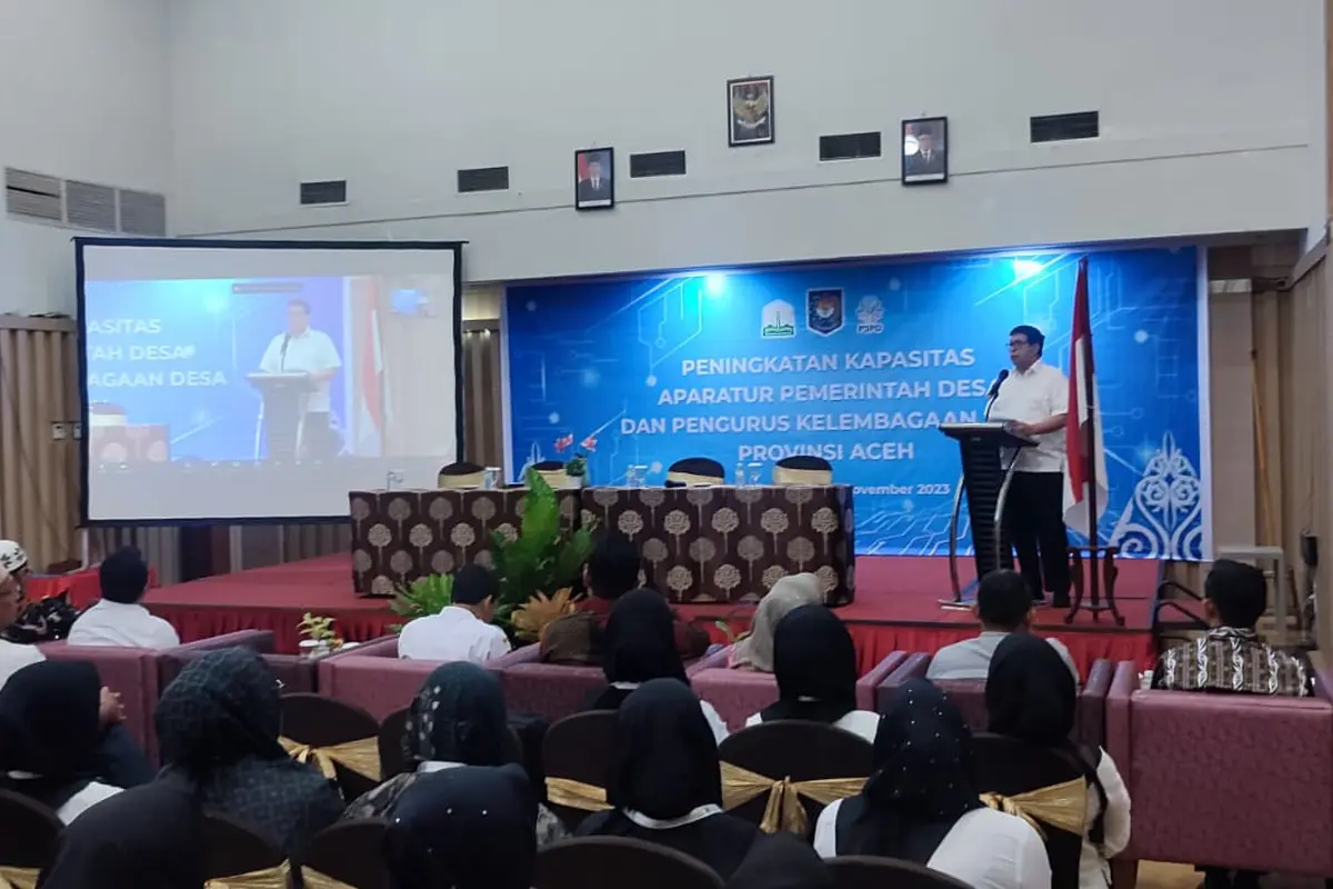 Penutupan Pelatihan Paningkatan Kapasitas Aparatur Pemerintah Desa dan Pengurus Kelembagaan Desa, di Banda Aceh. (Istimewa)