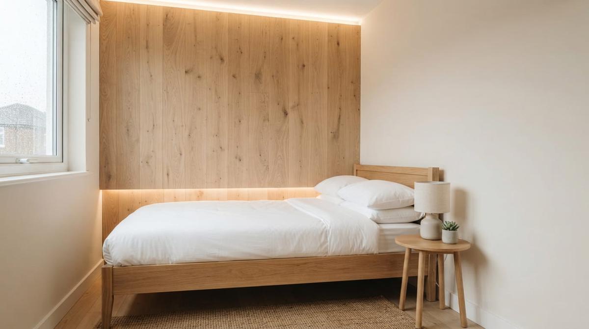 Ide Dinding Aksen untuk Kamar Tidur Berukuran Kecil
