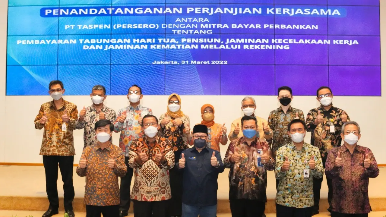 TASPEN melakukan penandatanganan kerjasama (PKS) dengan delapan Mitra Layanan